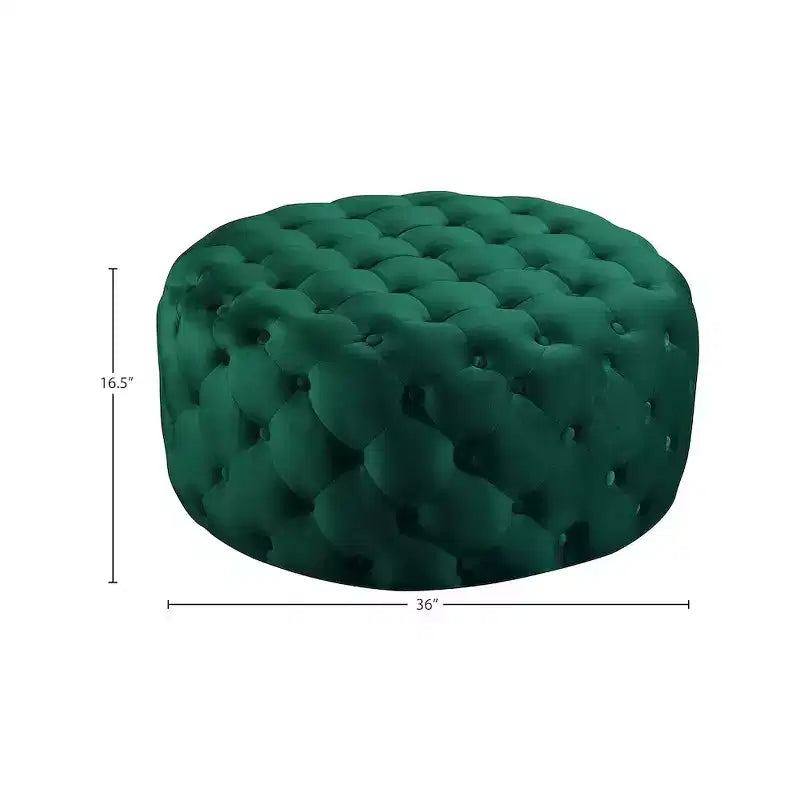 Panca Pouf Capitonnè in Velluto