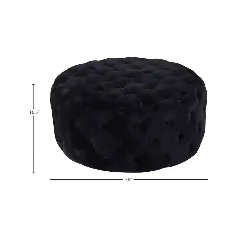 Panca Pouf Capitonnè in Velluto
