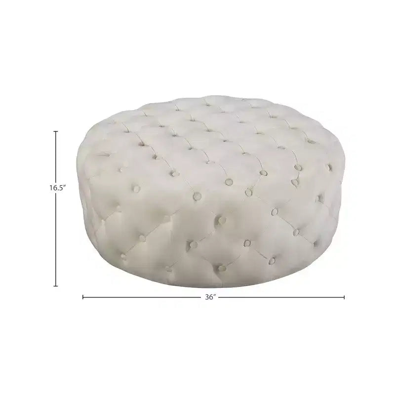 Panca Pouf Capitonnè in Velluto