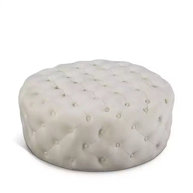 Panca Pouf Capitonnè in Velluto