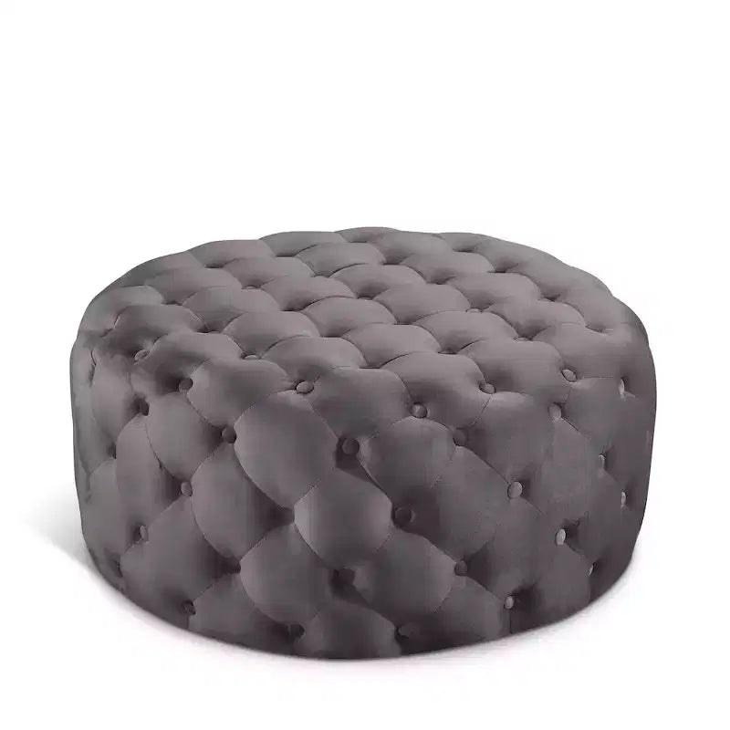Panca Pouf Capitonnè in Velluto