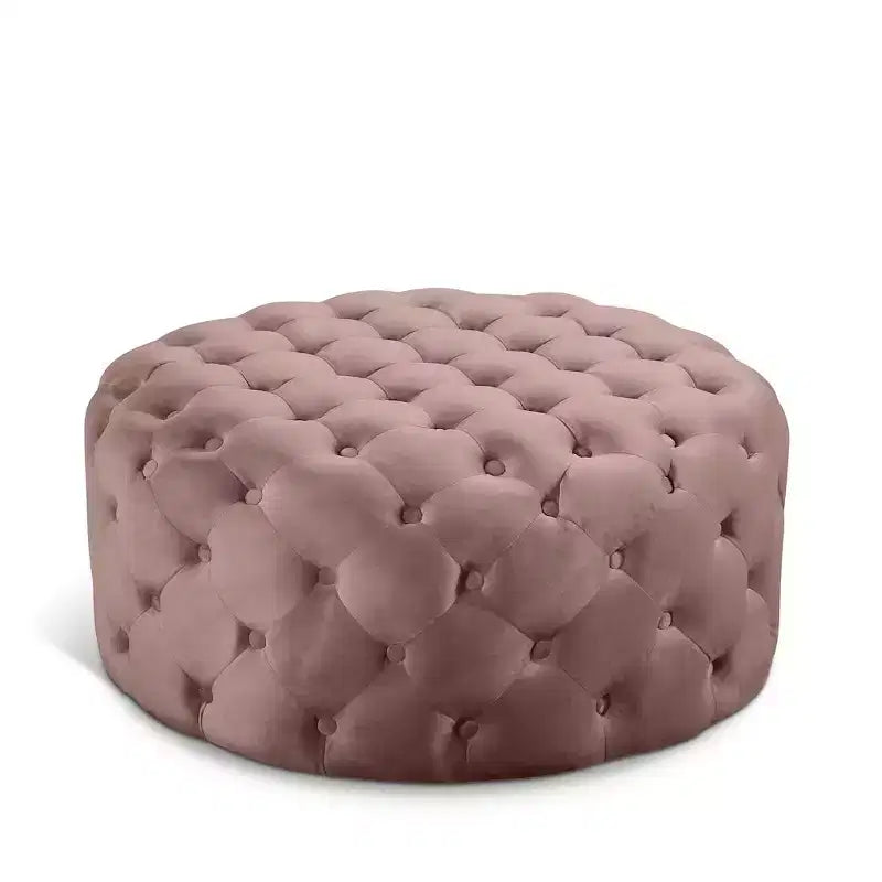 Panca Pouf Capitonnè in Velluto