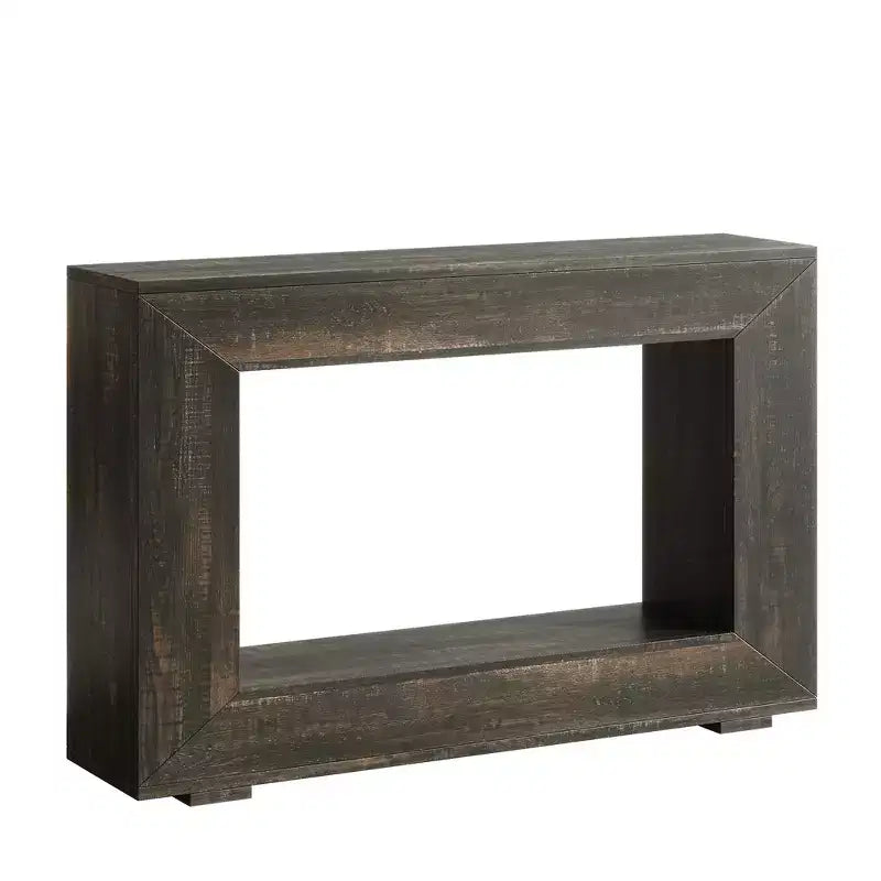 Tavolo Console Rustico con Finitura Effetto Legno