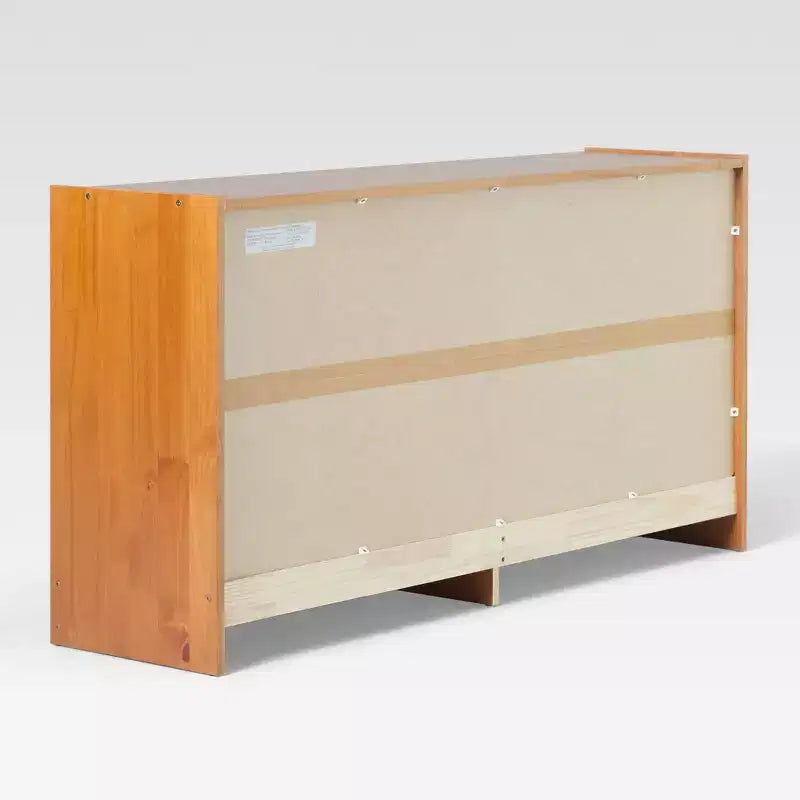 Comò a 6 cassetti in legno di pino