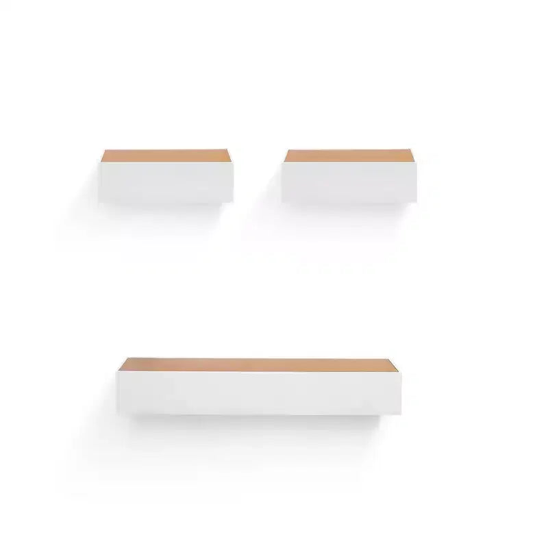 Mensola da parete flottante in legno da 23,6" con staffa invisibile
