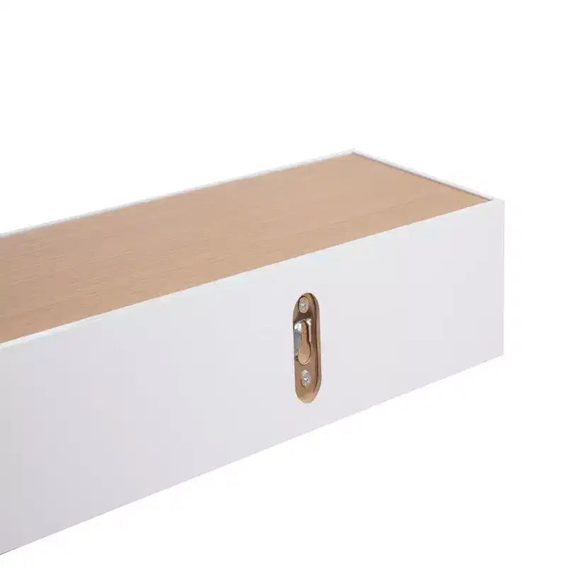 Mensola da parete flottante in legno da 23,6" con staffa invisibile