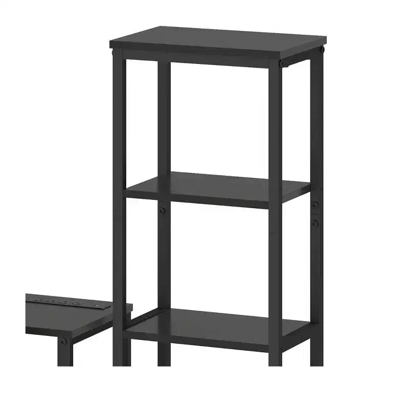 Mobile Porta TV con Libreria e Presa di Corrente, Adatto a TV fino a 65 Pollici
