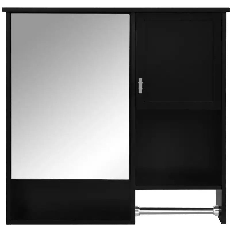 Mobiletto da bagno a muro 29'' x 28'' con specchio e portasciugamani