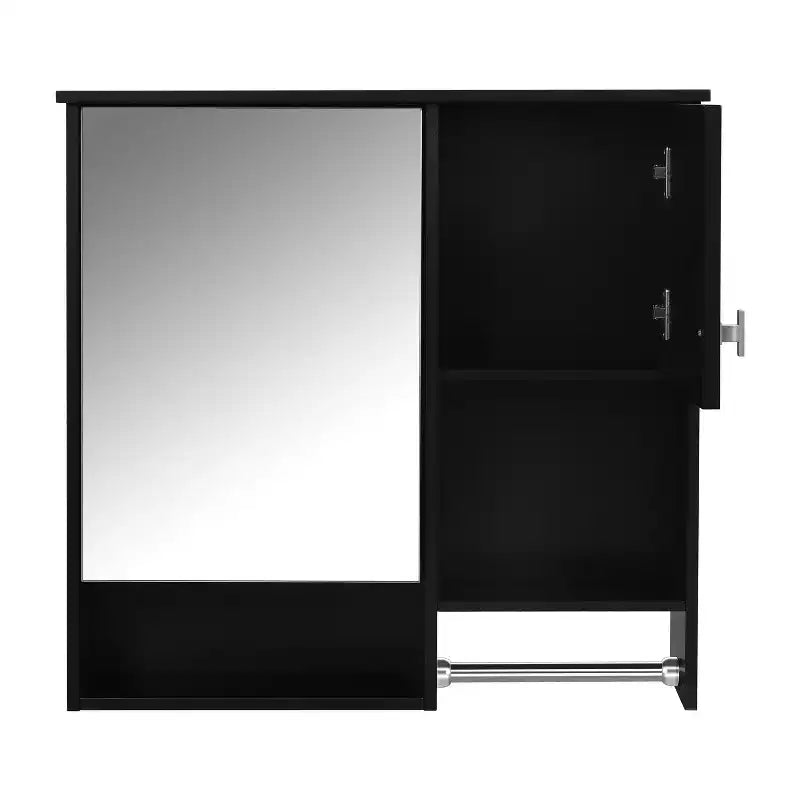 Mobiletto da bagno a muro 29'' x 28'' con specchio e portasciugamani