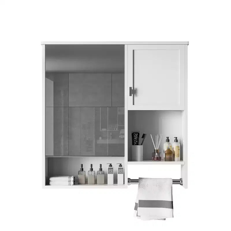 Mobiletto da bagno a muro 29'' x 28'' con specchio e portasciugamani
